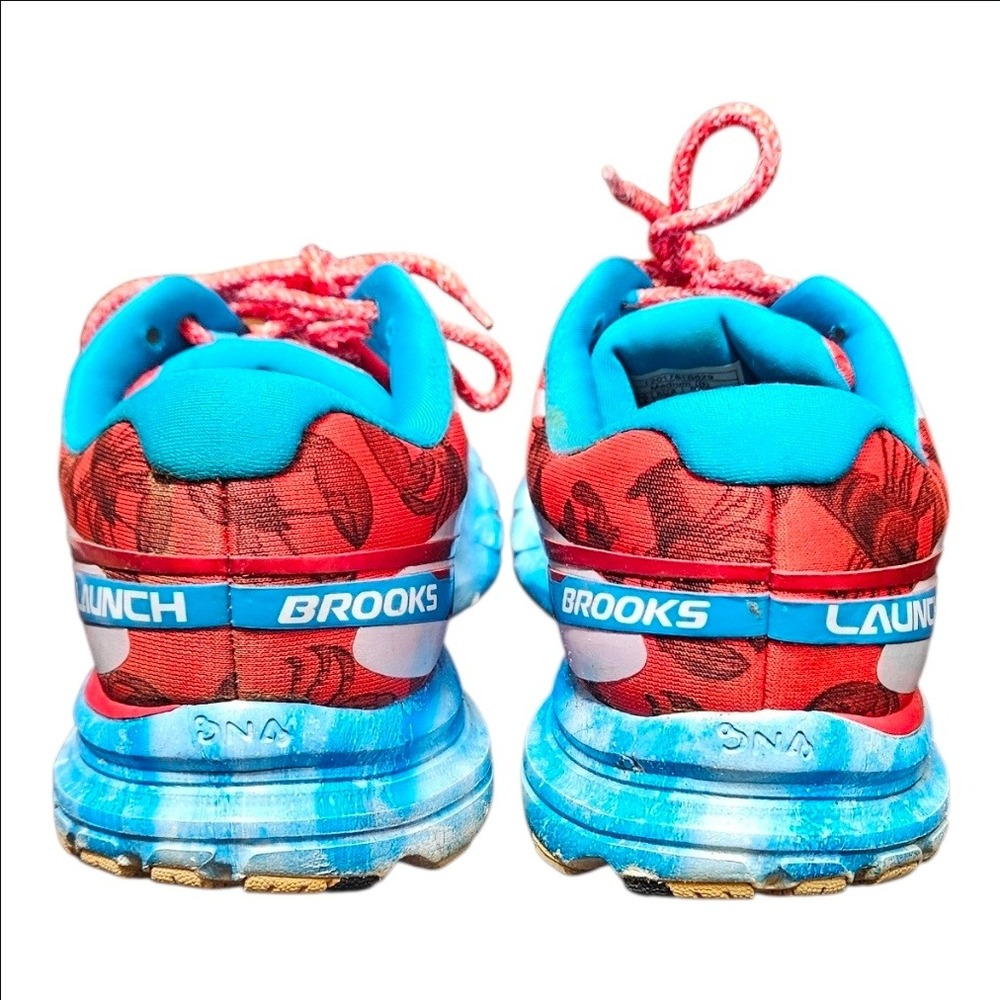 Brooks Launch 2 Boston Marathon Lobster Running Shoes Womens 8.5 1201781B629 - Picture 4 of 7